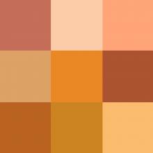 Αποχρώσεις του πορτοκαλί